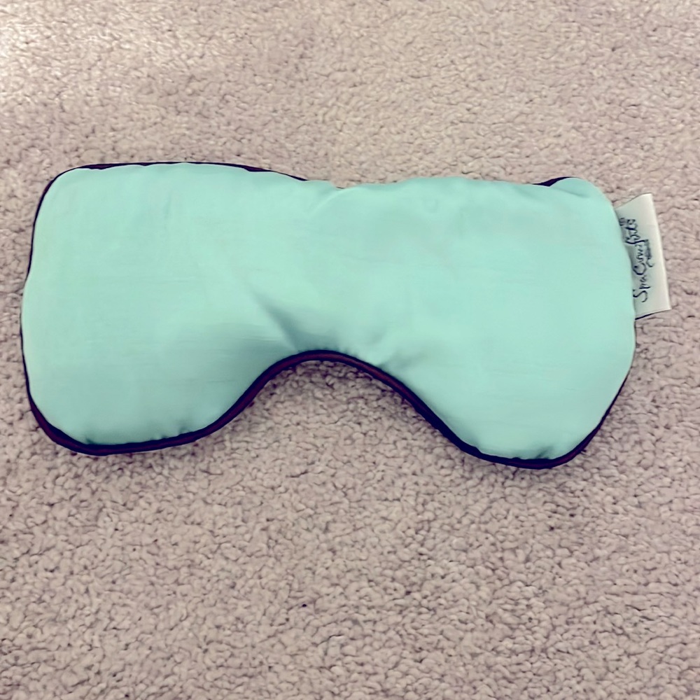 Spa Comforts - Eye Mask - Teal & Brown 9X5”